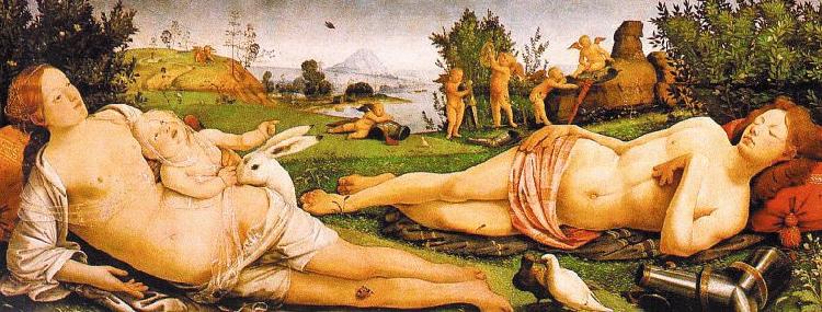 Piero di Cosimo Venus Mars France oil painting art